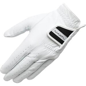 Maxfli Elite Golf Glove Men's White Black Cabretta Leather Performance DSG18